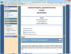 Figure 6: Course of Biophysics I – exercises, part Computing