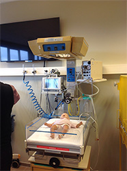 Figure 2. Pediatric simulator in laboratory (Brusel)