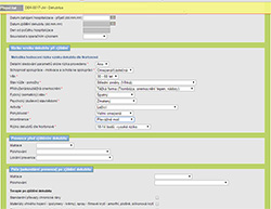 Figure 1. Automatic calculation of Norton scores according to specified data