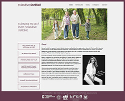 Figure 4. Homepage of the project portal (http://www.starneme-uspesne.cz/)